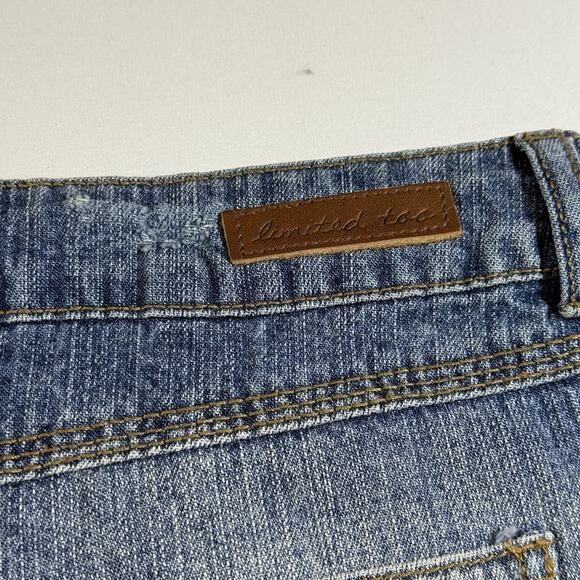 Limited Too Vintage Dead Stock Bedazzled Mid Rise Mini Jean Skirt - Girls 12 - Picture 5 of 11